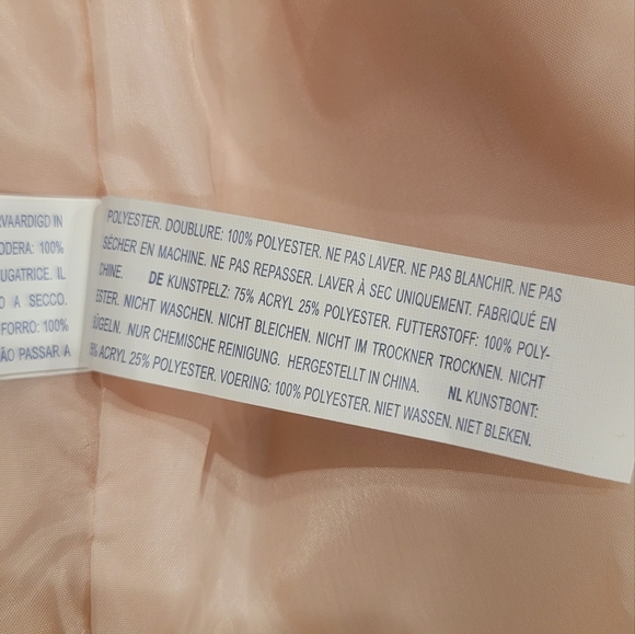 Forever 21 Girls Pink Faux Fur Vest with side pockets Sz 13/14 NWT - Picture 10 of 14